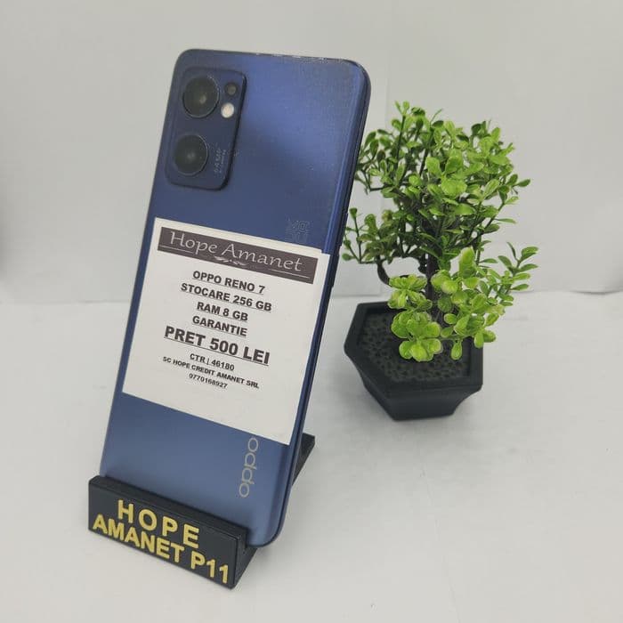 Hope Amanet P11 - OPPO Reno 7 / 256GB-8GB / Garantie / 46180 Bucuresti Sectorul 2