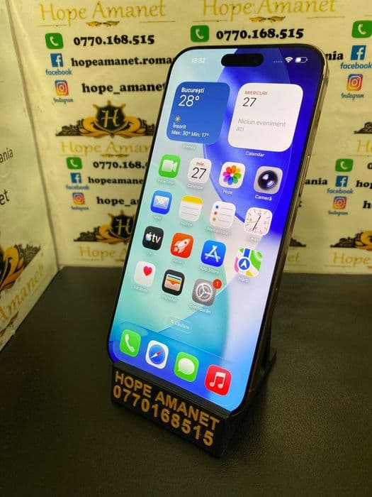 Hope Amanet P3 Iphone 16 PRO MAX / 256 GB / 95% Baterie Bucuresti Sectorul 6