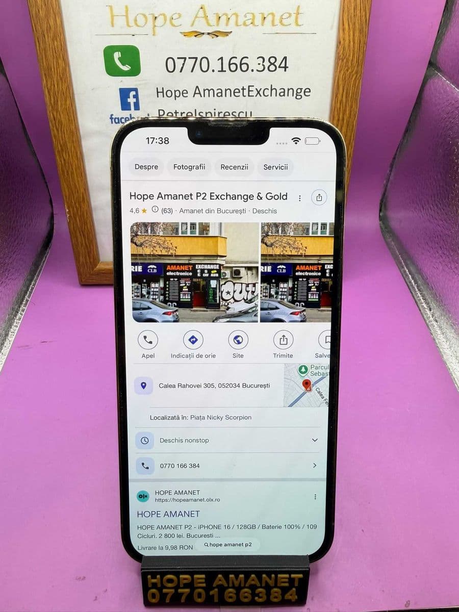 HOPE AMANET P2-Iphone 13 pro max 256 GB/83% BAT Bucuresti Sectorul 5