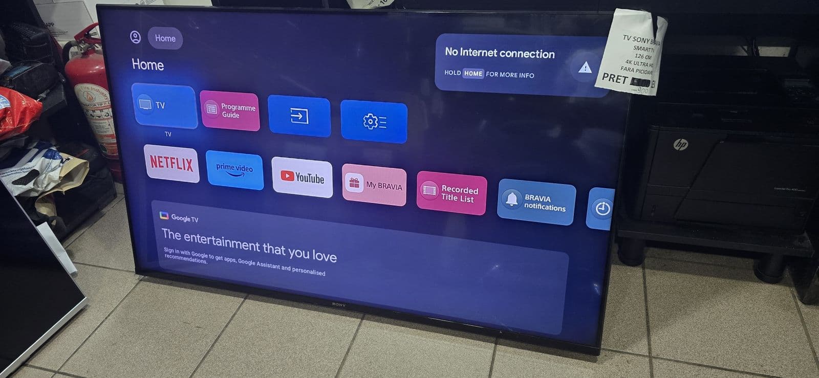 Hope Amanet P6 Smart TV SONY 125 CM 4K Bucuresti Sectorul 4