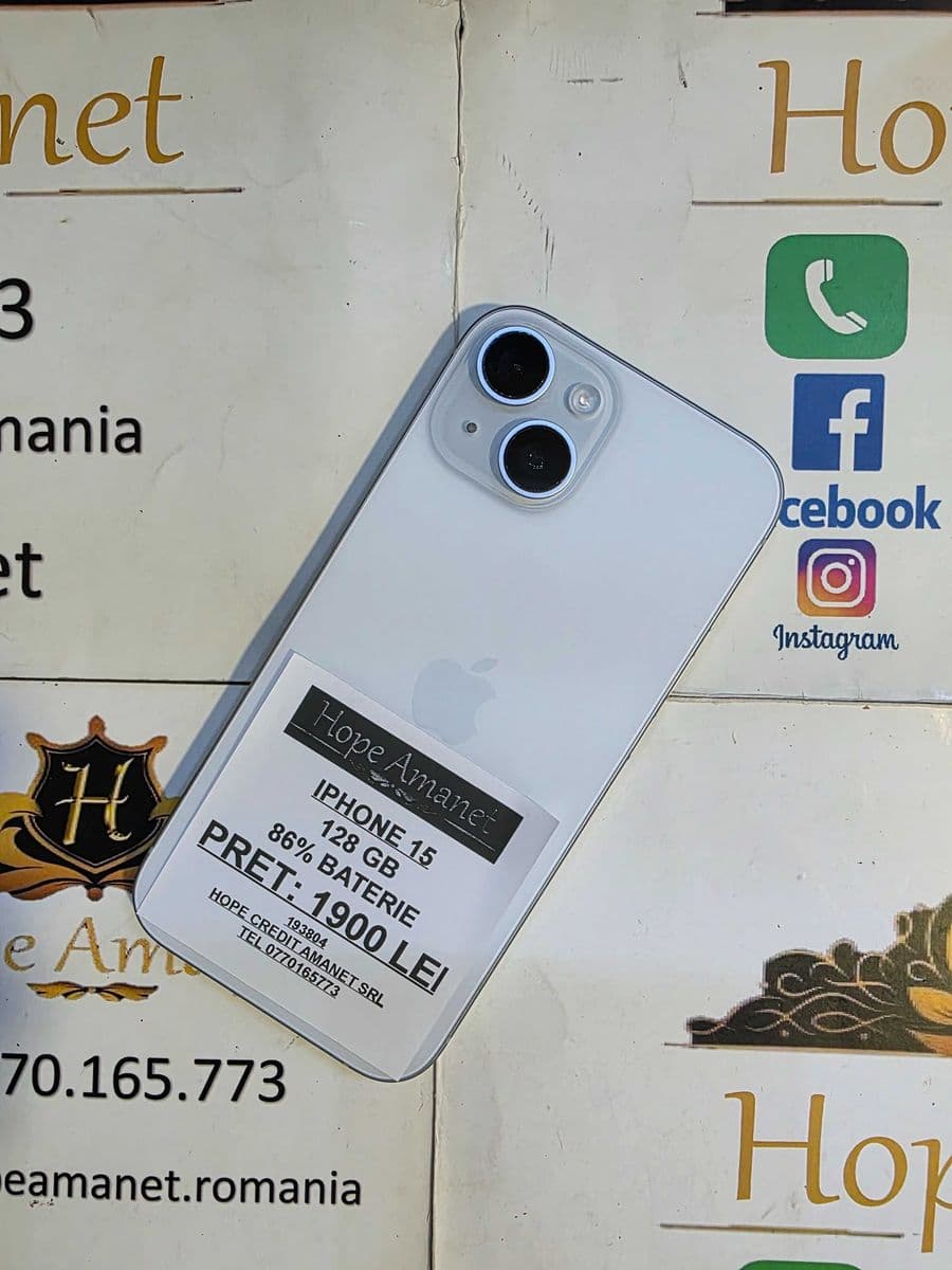 Hope Amanet P6 IPHONE 15 Bucuresti Sectorul 4