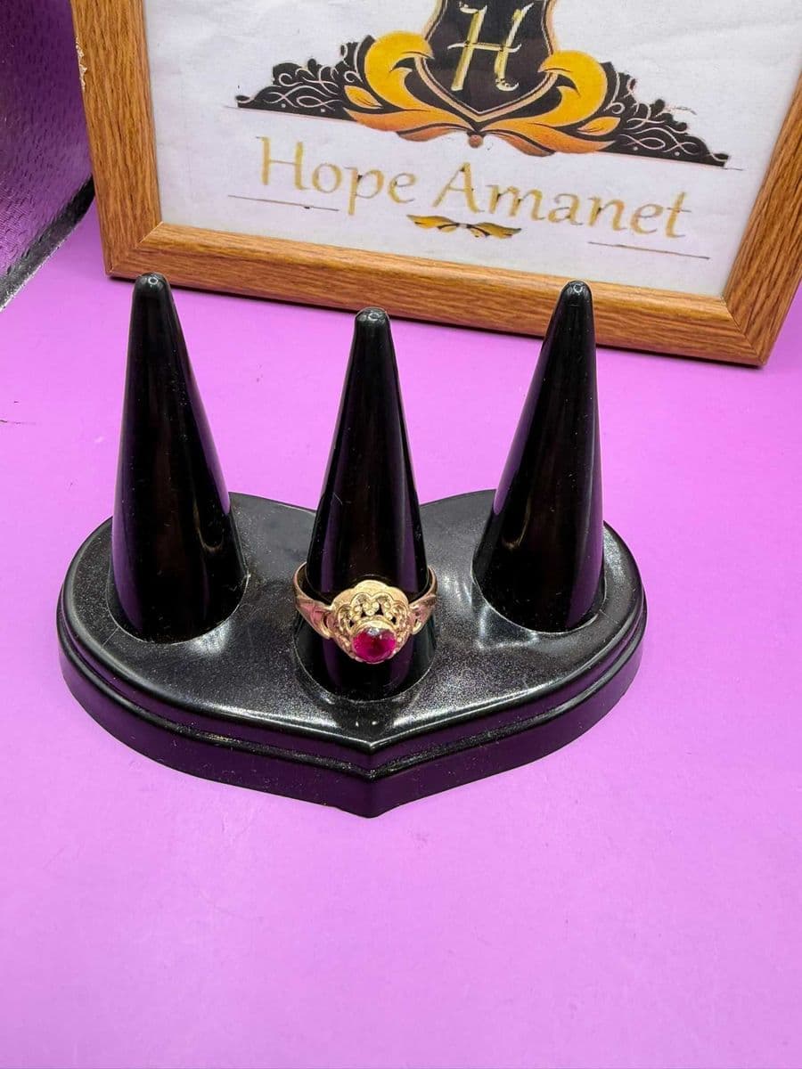HOPE AMANET P2-Inel cu pietre nepretioase din aur de 14k/3.70 gr/22mm Bucuresti Sectorul 5