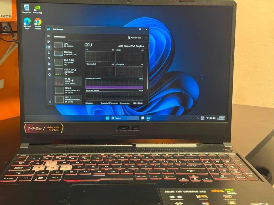 Hope Aamanet P2 - ASUS TUF A15 AMD RYZEN 5 7535HS 16GB RAM Bucuresti Sectorul 6