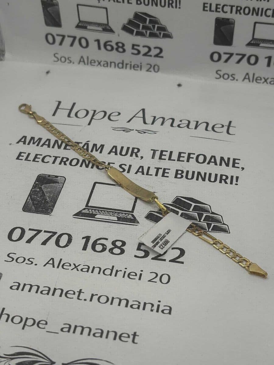 Hope Amanet P1/BRATARA AUR 14K/COD 88923/15cm / 5.48 gr Bucuresti Sectorul 5