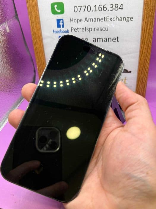 HOPE AMANET P2 - Iphone 14 Pro / 256GB / Baterie 85%/ Ecran Zgariat Bucuresti Sectorul 5