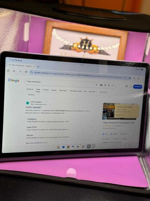 HOPE AMANET P2- Lenovo Tab Plus / 128GB / 8Gb Ram + Husa Bucuresti Sectorul 5