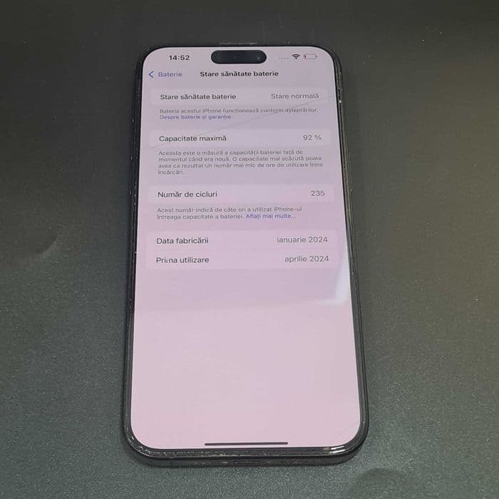 HOPE AMANET P8 Iphone 15 Pro Max 1 TB Baterie 92% 235 cicluri Bragadiru