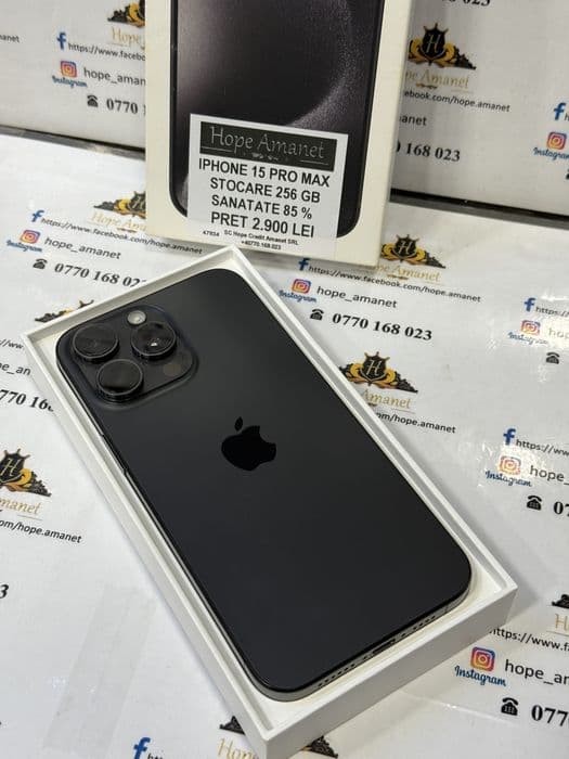 Hope Amanet P7 Iphone 15 Pro Max 256 Gb Bucuresti Sectorul 6