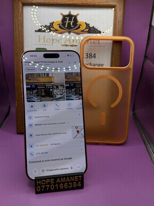 Hope Amanet P2 - IPHONE 17 PRO MAX 256GB/ 100% BAT Bragadiru