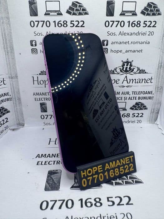 Hope Amanet P1/ IPHONE 16 PINK, 128 GB, 100 % BAT / COD 46729 Bucuresti Sectorul 5