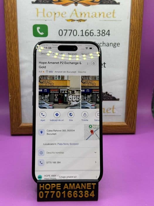 Hope Amanet P2 - IPHONE 16 / 128GB / 26 CICL. / 100% Bucuresti Sectorul 6