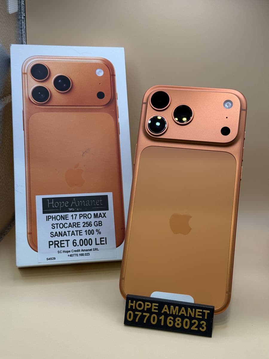 Hope Amanet P7 Iphone 17 Pro Max 256 Gb Bucuresti Sectorul 6