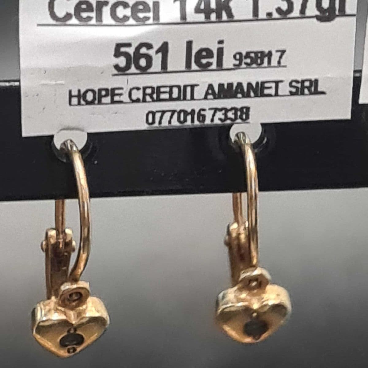 HOPE AMANET P8 Cercei de aur 14k 1.37 gr Bucuresti Sectorul 6