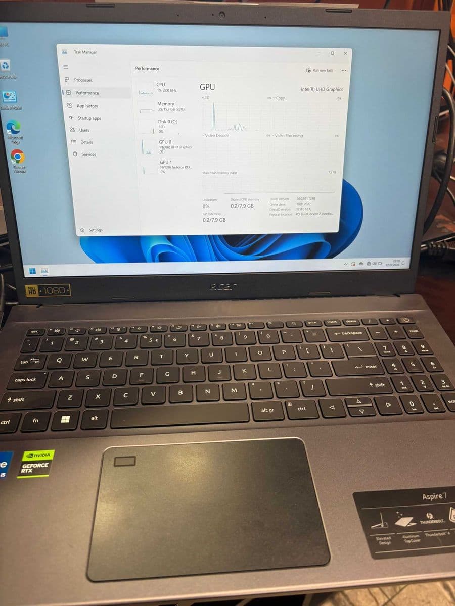 HOPE AMANET P2-Laptop acer aspire 7 Bucuresti Sectorul 5