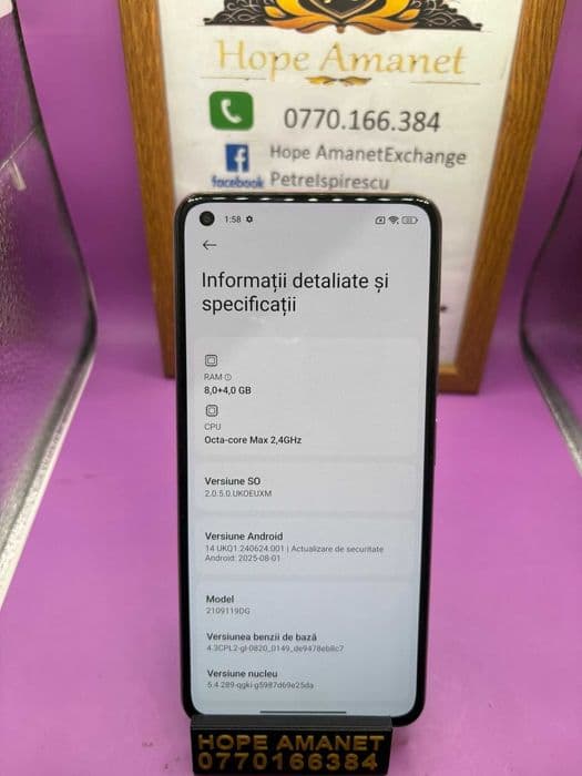 HOPE AMANET P2-Xiaomi mi11 lite 128 GB/8 RAM Bucuresti Sectorul 5