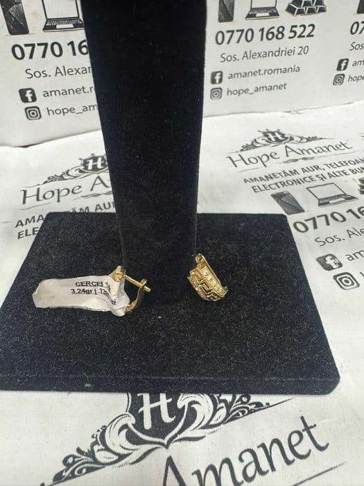 Hope Amanet P1/ Cercei Aur 14k 3.24 gr #93550 Bucuresti Sectorul 5