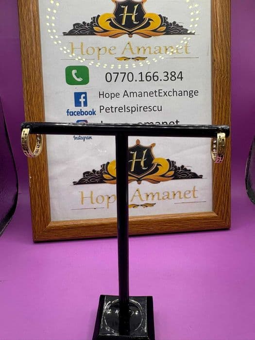 HOPE AMANET P2-Cercei cu pietre nepretioase din aur de 14k 1.69 gr Bucuresti Sectorul 5