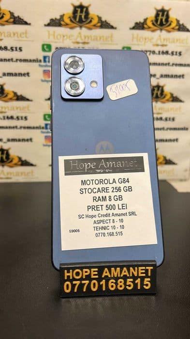 Hope Amanet P3 MOTOROLA G84 256GB / 8GB RAM Bucuresti Sectorul 6