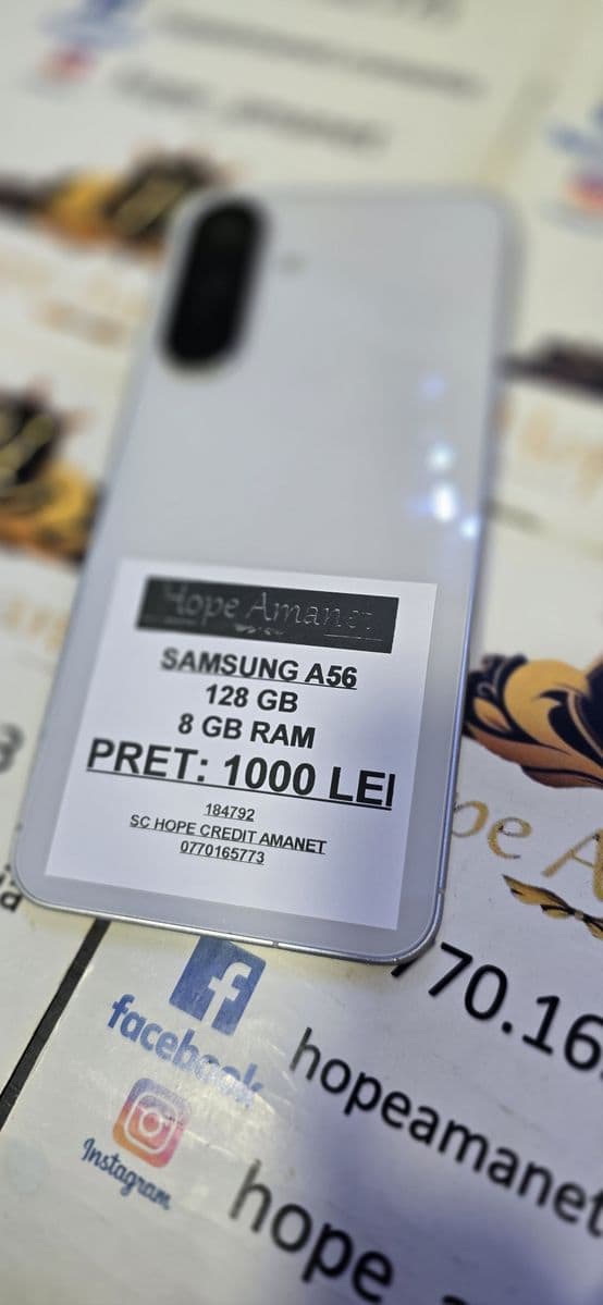 Hope Amanet P6 Samsung A56 Bucuresti Sectorul 4