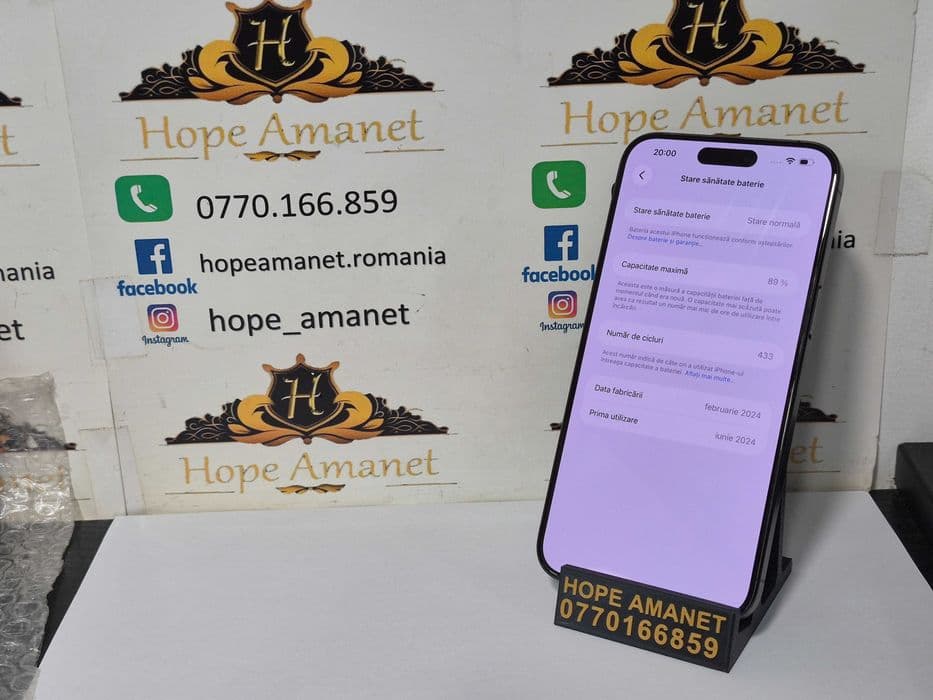 Hope Amanet P10/iPhone 15 Pro Max 256GB Bucuresti Sectorul 5