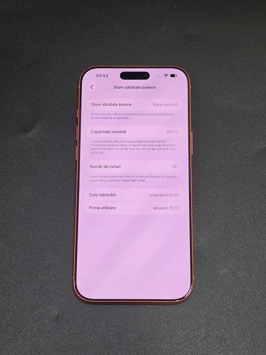 Hope Amanet P8 Iphone 17 Pro Max 256gb 100% 167CI Bucuresti Sectorul 6