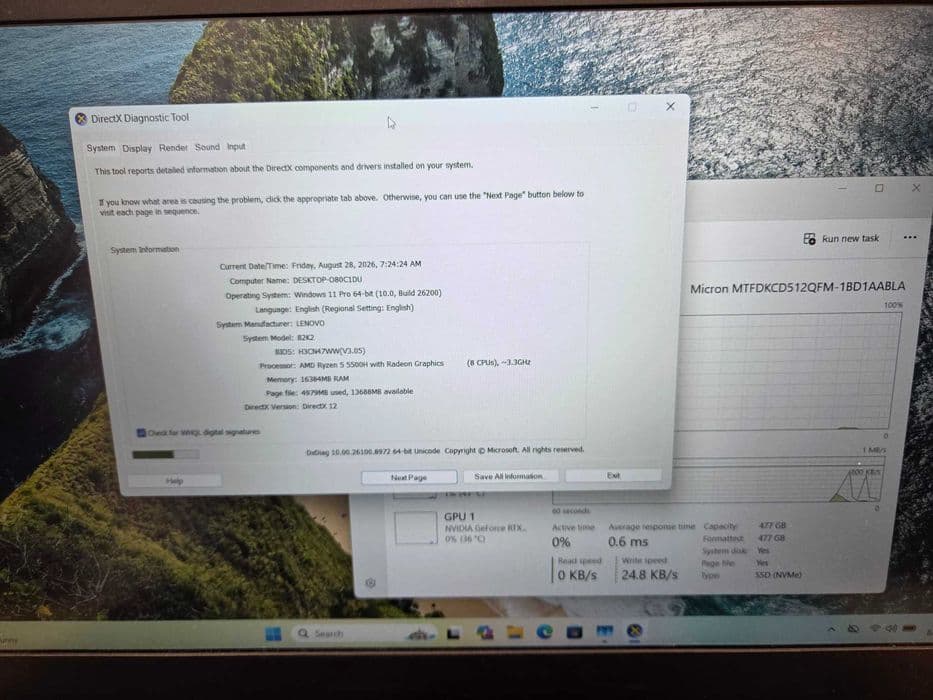 Hope Amanet P10/Laptop Lenovo Ideapad Gaming 3 Ryzen 5 RTX 2050 SSD Bucuresti Sectorul 5