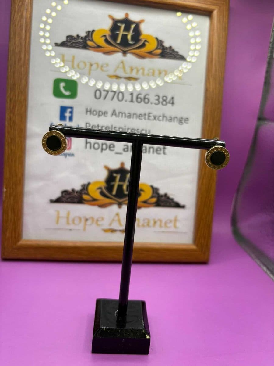 HOPE AMANET P2-Cercei cu pietre nepretioase din aur de 14k 4.58gr Bucuresti Sectorul 5