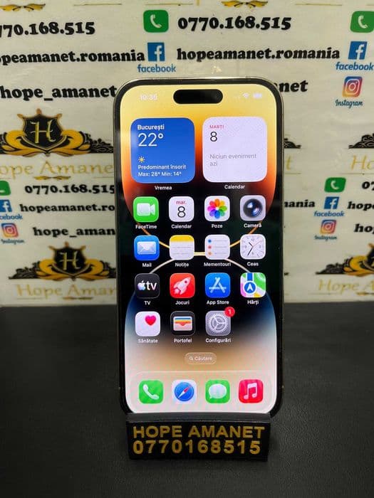 Hope Amanet P3 Iphone 14 Pro / 128 GB / 75% Baterie Bucuresti Sectorul 6