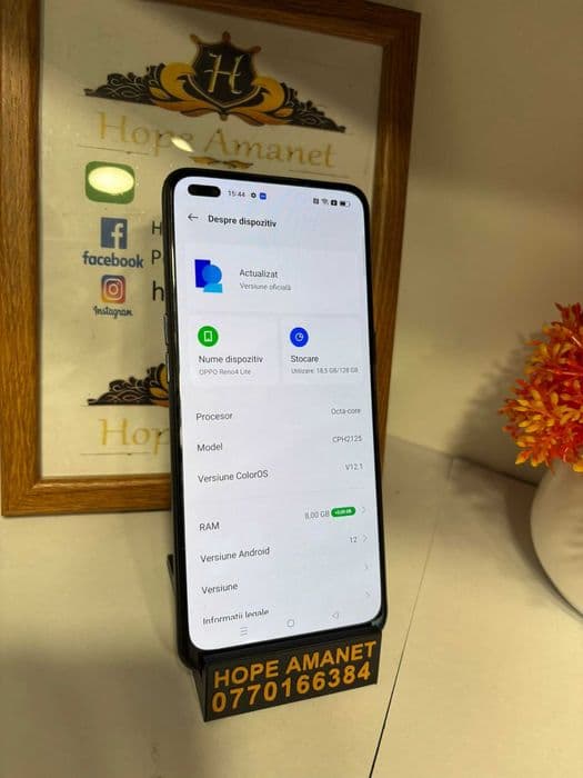HOPE AMANET P2-Oppo reno 4 lite 128 GB / 8 GB RAM Bucuresti Sectorul 5