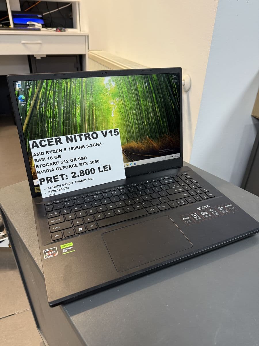 Hope Amanet P7 Laptop Acer Nitro V15 Bucuresti Sectorul 6