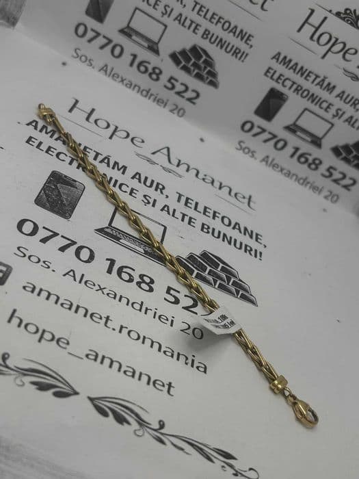 Hope Amanet P1/BRATARA AUR 18K/COD 88919/16cm / 6.94 gr Bucuresti Sectorul 5
