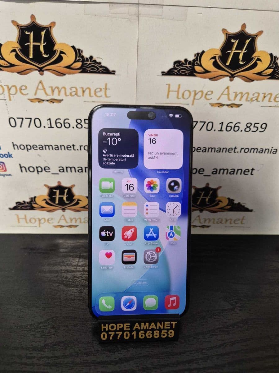 Hope Amanet P10/Iphone 15 Pro Max,512 GB - BATERIE 89% Bucuresti Sectorul 5