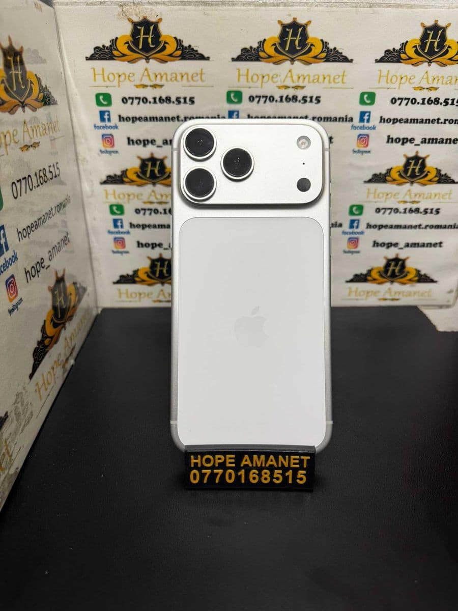 Hope Amanet P3 Iphone 17 Pro Max / Stocare 256 GB / Baterie 97% 249 CI Bucuresti Sectorul 6