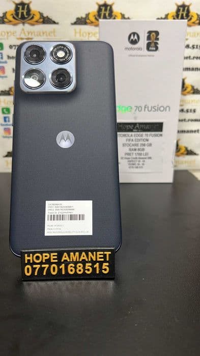 Hope Amanet P3 Motorola Edge 70 Fusion Fifa Edition NOU !!! 256GB / 8GB RAM Bucuresti Sectorul 6