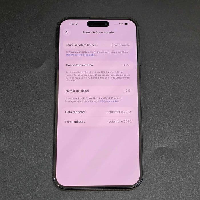 Hope Amanet P8 Iphone 15 Pro Max 256Gb 85% Bucuresti Sectorul 6