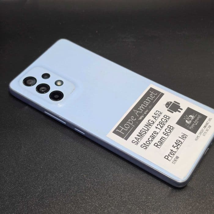 HOPE AMANET P8 Samsung A53 128 GB 6 GB Ram liber! Bucuresti Sectorul 6