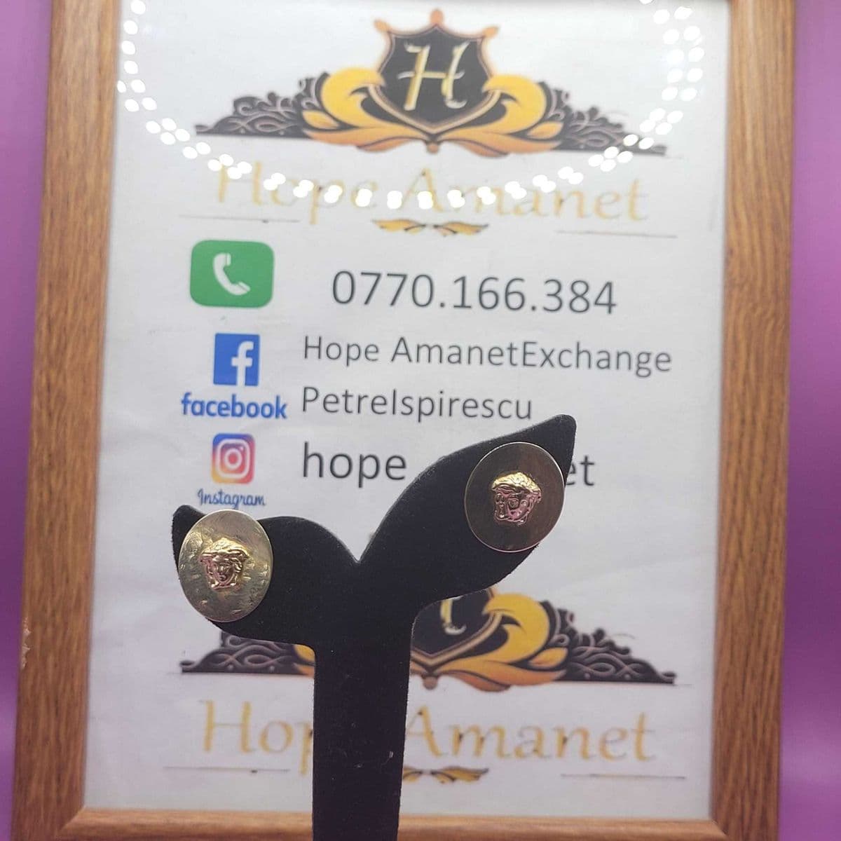 HOPE AMANET P2- Cercei din aur 14 K / 4.35 GR Bucuresti Sectorul 5