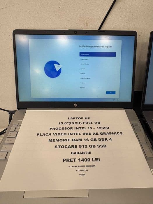 Hope Amanet P5 - Laptop HP Intel i5 - 1235U memorie RAM 16 GB stocare 512 GB SSD Bucuresti Sectorul 2