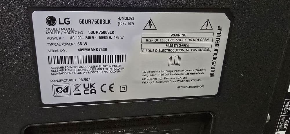 Hope Amanet P6 Smart tv LG 125 CM 4K Bucuresti Sectorul 4
