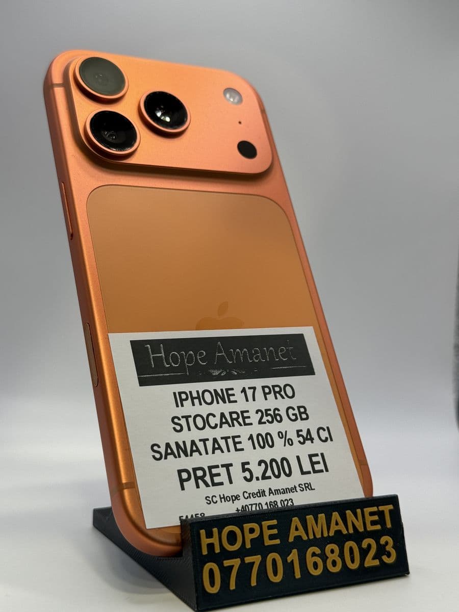 Hope Amanet P7 Iphone 17 Pro 256 Gb Bucuresti Sectorul 6