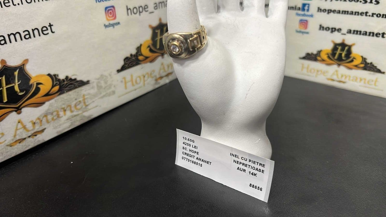 Hope Amanet P3 INEL din Aur 10.65G 14K Bucuresti Sectorul 6