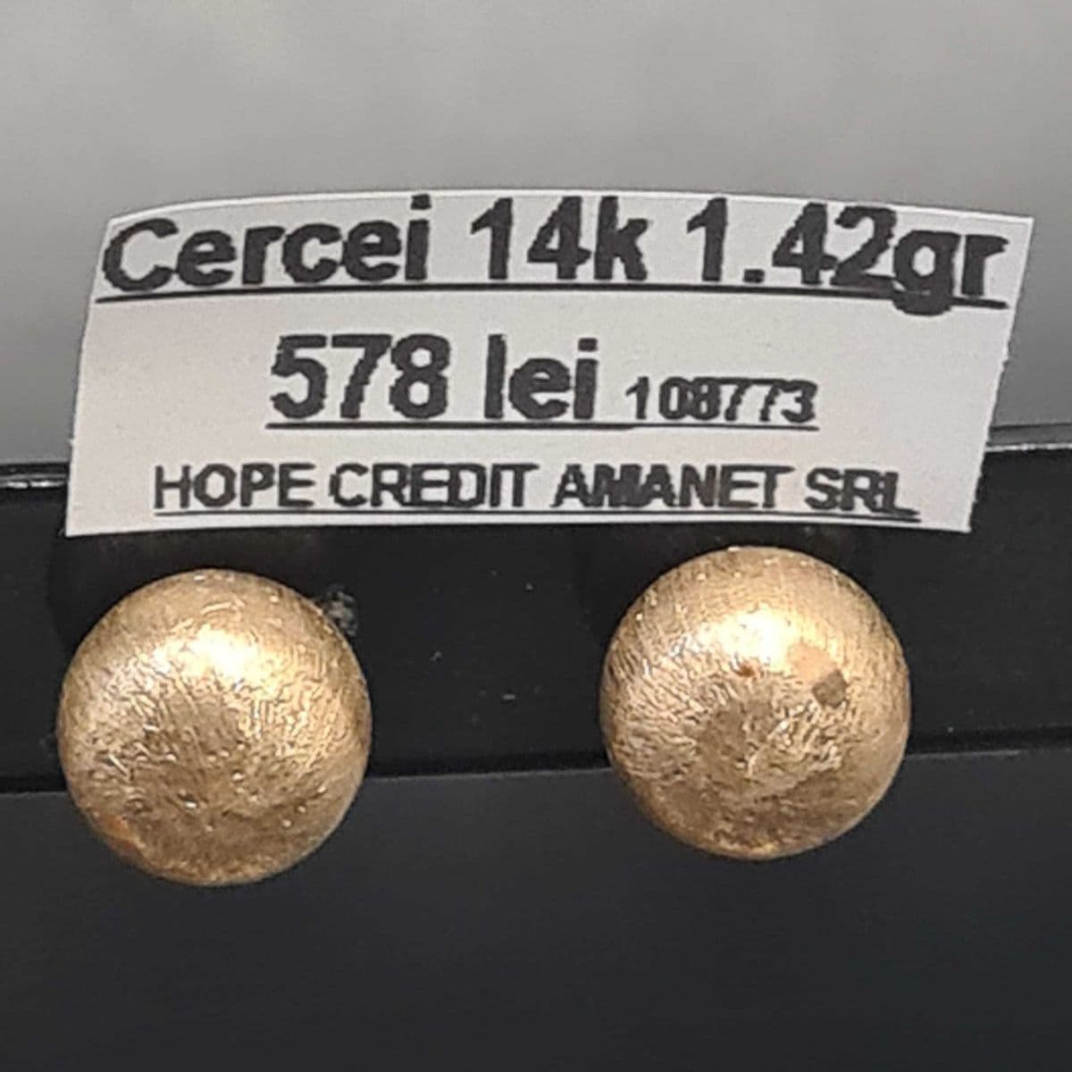 HOPE AMANET P8 Cercei de aur 14k 1.42 gr Bucuresti Sectorul 6