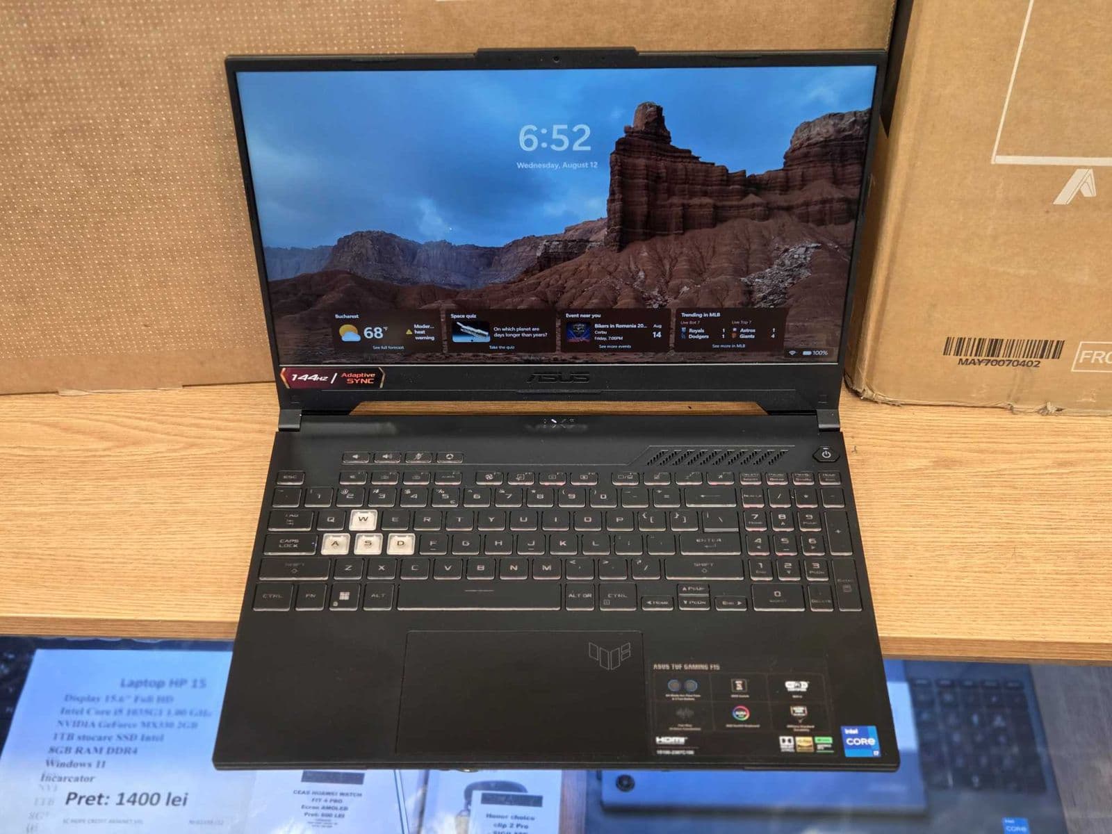 Hope Amanet P10/Laptop ASUS TUF Gaming I7 12th RTX 3050 16GB RAM Bucuresti Sectorul 5
