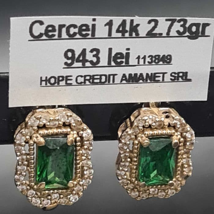 HOPE AMANET P8 Cercei de aur 14k 2.73 gr Bucuresti Sectorul 6
