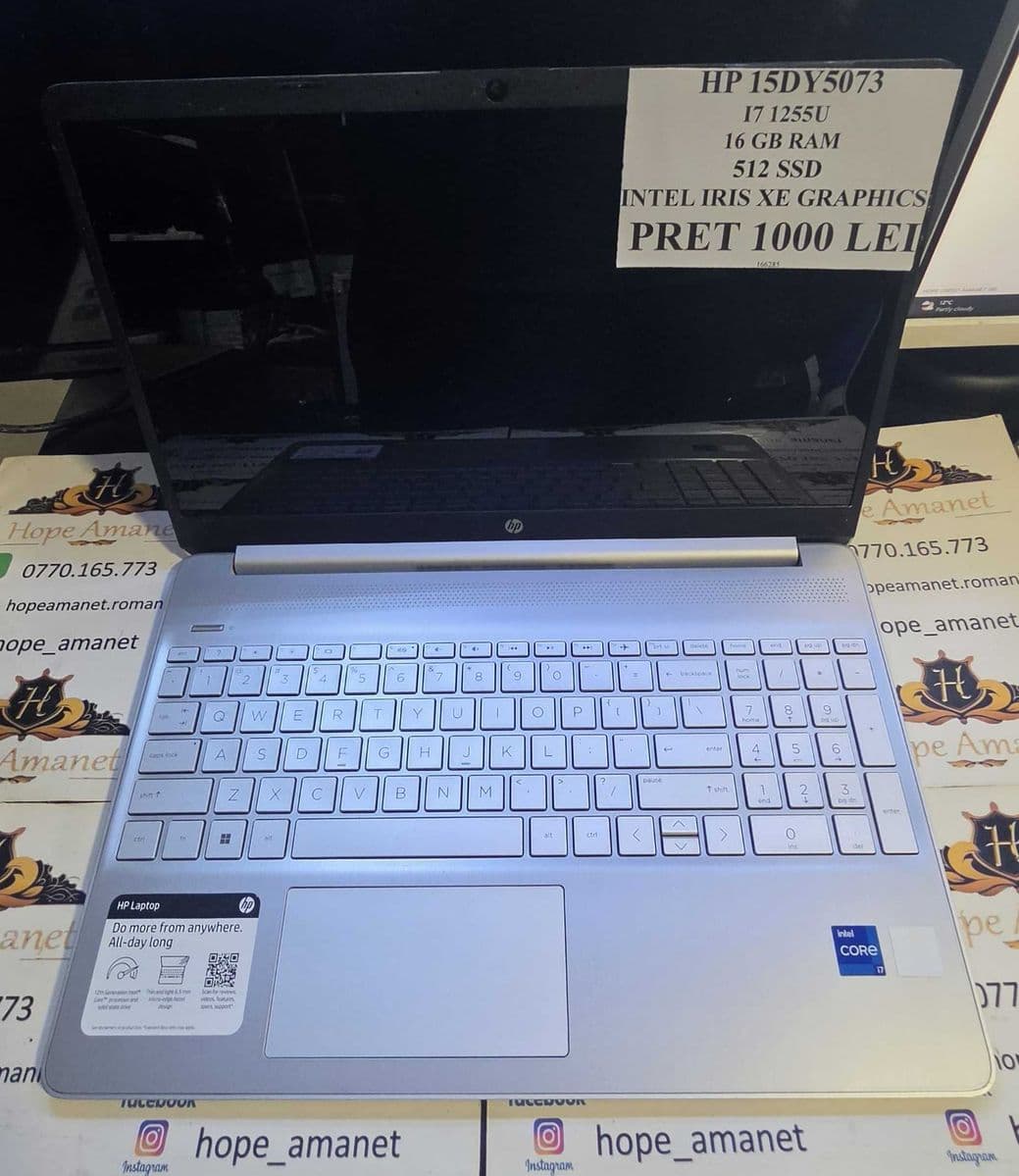 Hope Amanet P6 LAPTOP HP 15DY5073 #166285 Bucuresti Sectorul 4