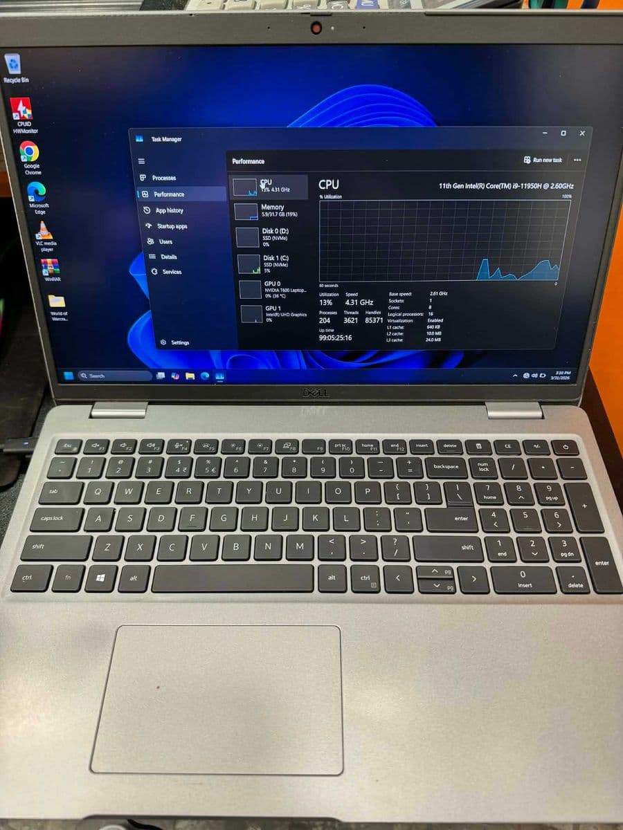 Hope Amanet P5-Laptop DELL Precision 3561 i9-11950H/32 RAM/NVIDIA T600 4GB Bucuresti Sectorul 6