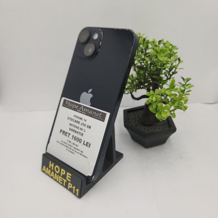 Hope Amanet P11 - iPhone 14 / 256GB / Baterie 86% / Garantie / 95107 Bucuresti Sectorul 2