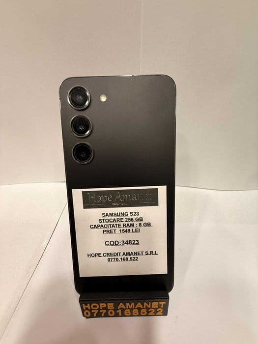 Hope Amanet P1/SAMSUNG S23 256GB/8GB RAM #34823 Bucuresti Sectorul 5