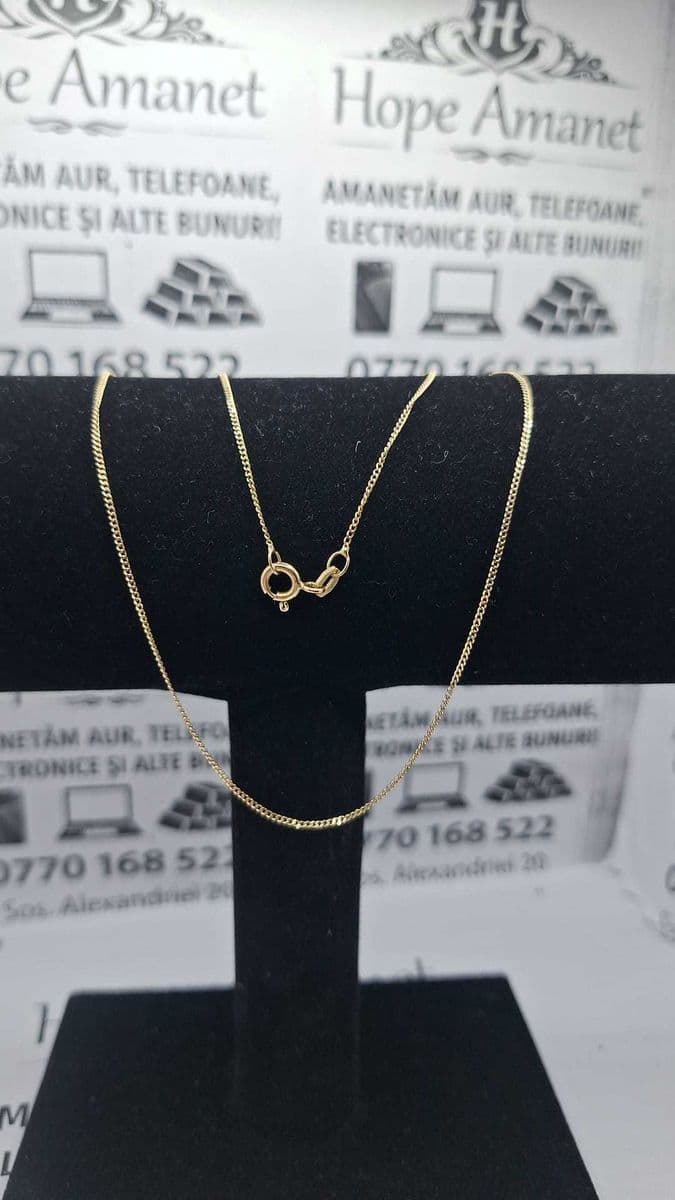 Hope Amanet P1/ Lant din aur 9K / 1.4 gr / 48 CM / COD 125268 Bucuresti Sectorul 5