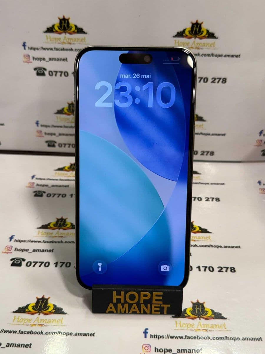 Hope Amanet P13 / iPhone 15 Pro Max / 256 GB / Natural Titanium Bragadiru